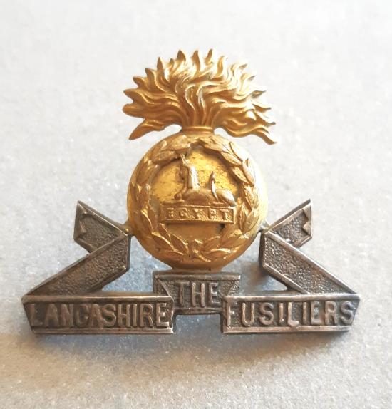 Military Collectables | THE LANCASHIRE FUSILIERS GILT & SILVER PLATE ...