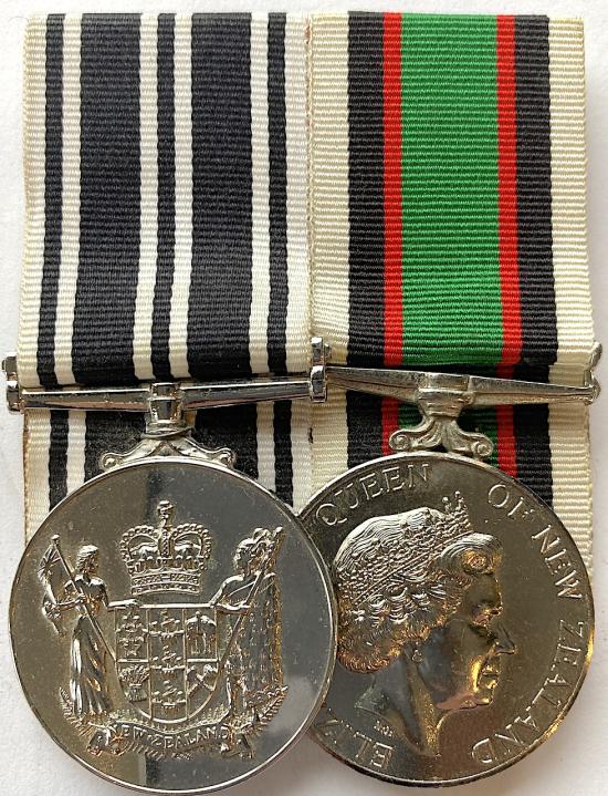 NZ SAS OPERATIONAL SERVICE MEDAL AND EAST TIMOR SERVICE MEDAL TO D.J. CLARK