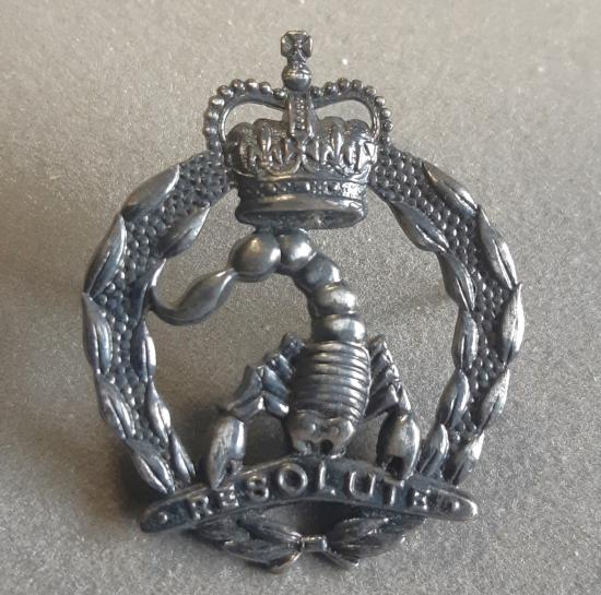 AUSTRALIAN 3rd Cavalry Regiment Q/C Anodised Nickel Hat Badge