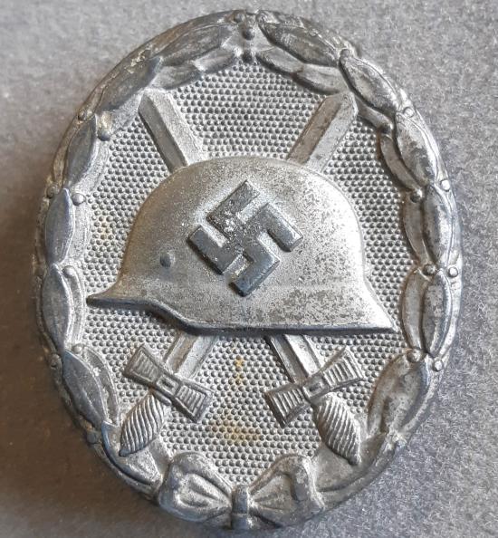 GERMAN WW2 Wound Badge in Silver - “26” (B.H.Mayer, Pforzheim)