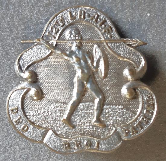 AUSTRALIAN 12th Light Horse AIF Silver Unofficial Collar Badge- SCARCE