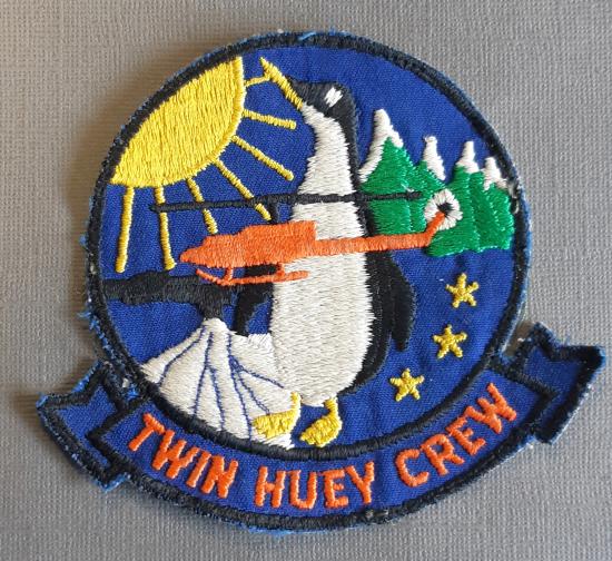 UNITED STATES COASTGUARD ‘TWIN HUEY CREW” Embroidered Patch