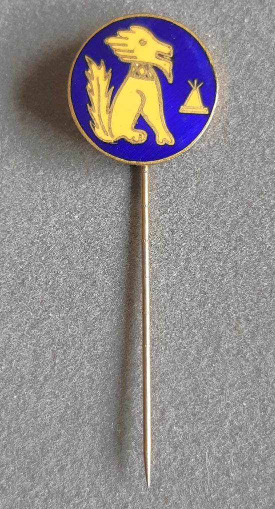 BRITISH WW2 CHINDITS Gilt & Enamel Association Stick Pin.