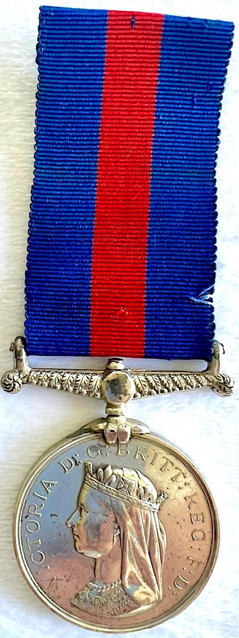 NEW ZEALAND VICTORIAN MEDAL TO PTE. THOMAS JOHNSTON