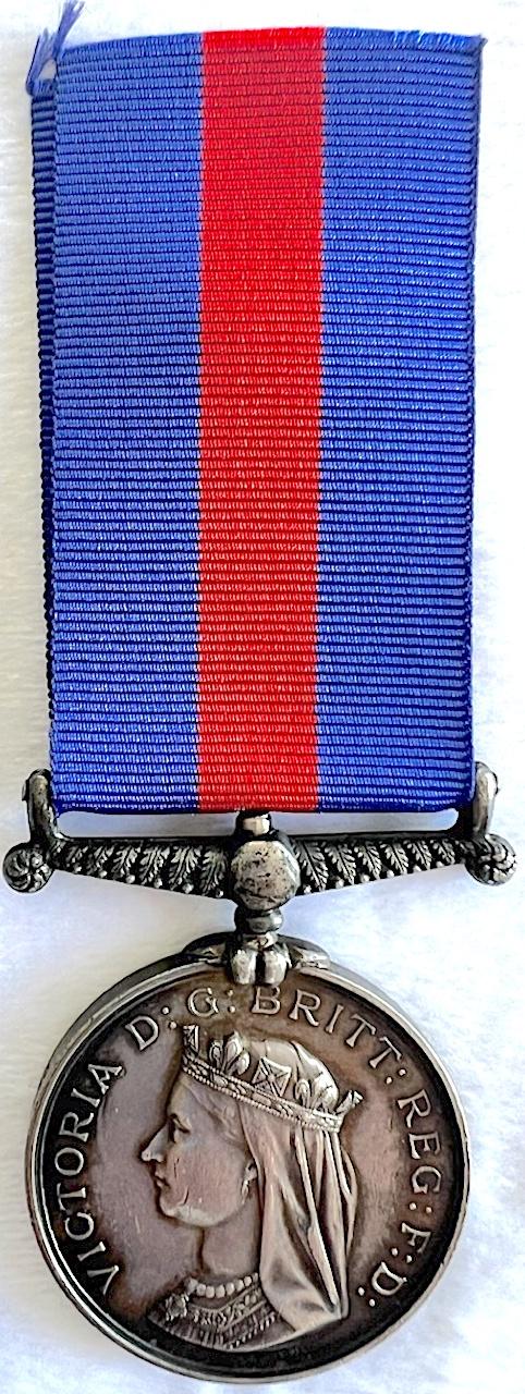 NEW ZEALAND VICTORIAN MEDAL TO COLOUR SGT. GEORGE LEONARD