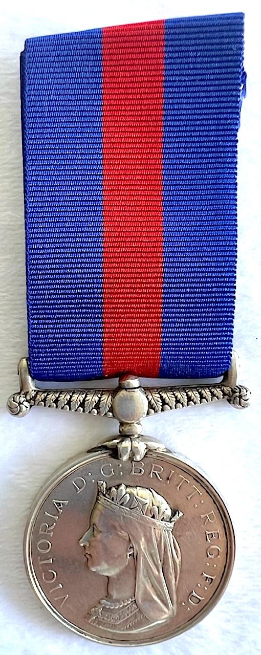 NEW ZEALAND VICTORIAN MEDAL TO PTE. WILLIAM AMOIS