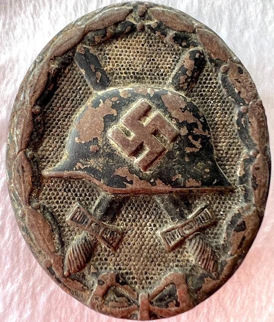 WW2 GERMAN WOUND BADGE IN BLACK