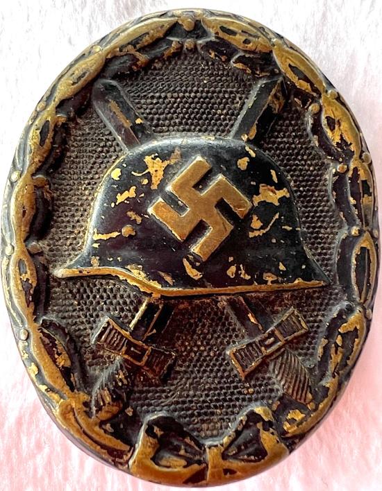 WW2 GERMAN WOUND BADGE IN BLACK