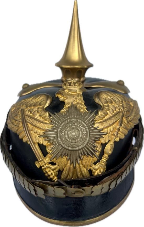 WW1 GERMAN PRUSSIAN GARDE REGIMENT OFFICERS PICKELHAUBE