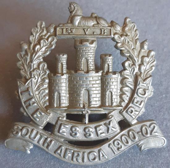 BRITISH - 1st Volunteer Battalion Essex Regiment White Metal HPC