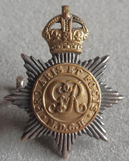 BRITISH - The Duke of Cambridge’s Middlesex Yeomanry (Hussars) Officers Hat Badge (KK1452)