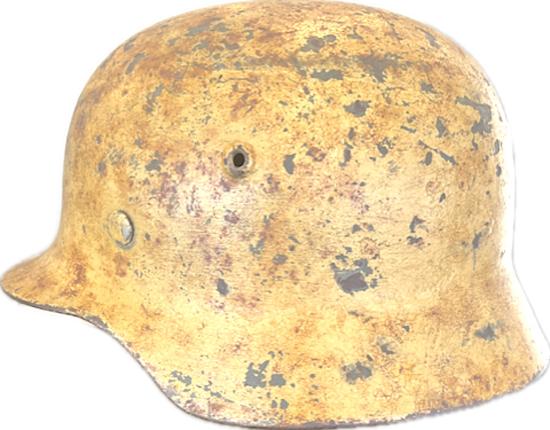 WW2 GERMAN DAK M35 TROPICAL HELMET